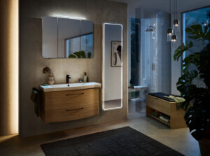 La lumière intelligente & les meubles de bain connectés