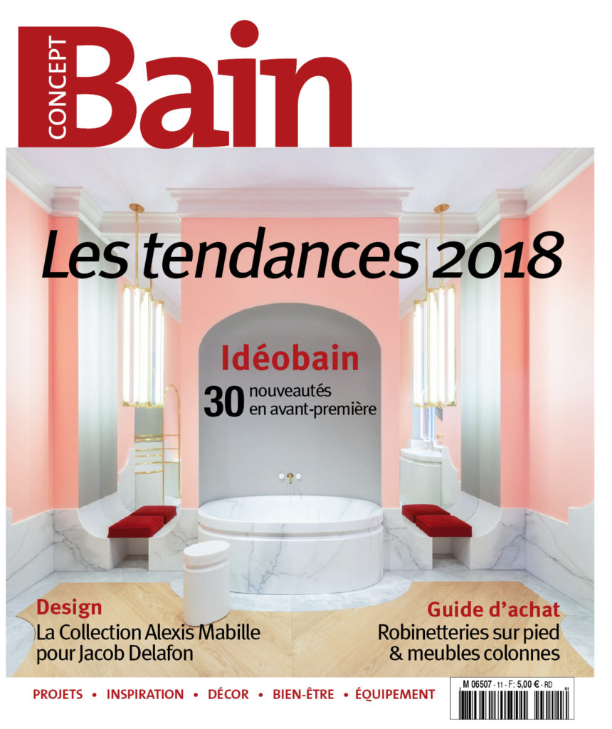 Les nouveautés 2018 : CADO, EQUIDO et ERESCO dans le magazine Concept Bain Automne 2017