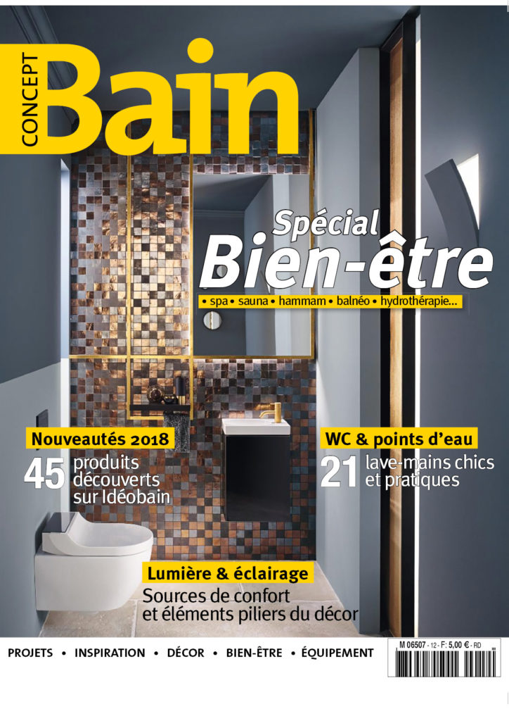 Nouveau modèle ERESCO, le Meuble au Millimètre Près dans le magazine Concept Bain Hiver 2017-2018 !