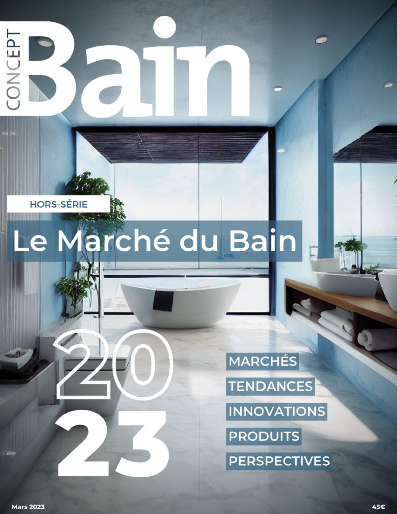 Decouvrez nos meubles de salles de bain dans le magazine Concept Bain